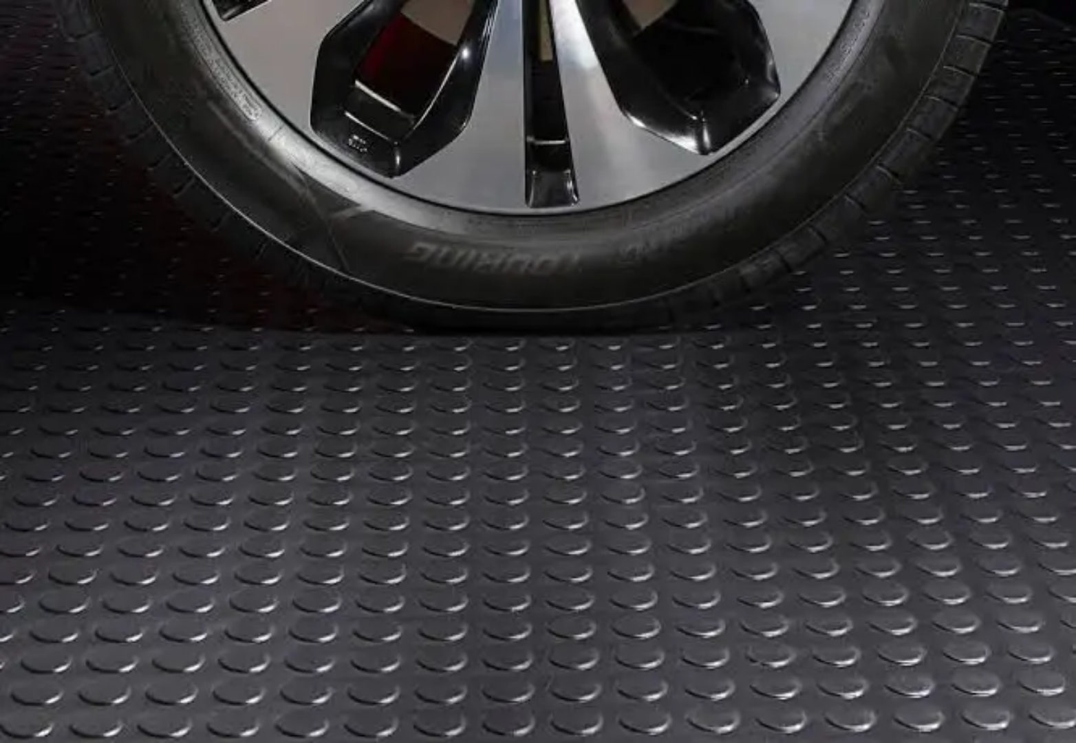 Black Coin Design Anti Slip Floor Mat - Image 4