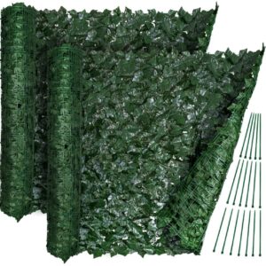 Artificial Ivy Green Fence Panels - 3 by 1 Meters - perfect for Balconies