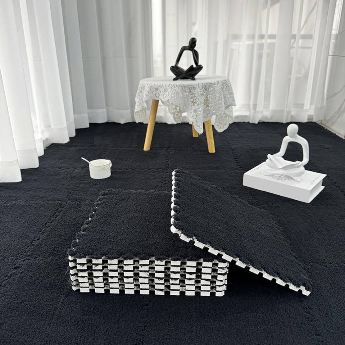 Interlocking Foam Mats - Black - 30 by 30 cm - Image 3