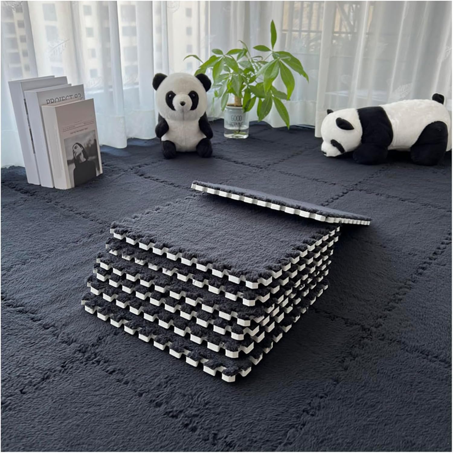 Interlocking Foam Mats - Black - 30 by 30 cm - Image 4