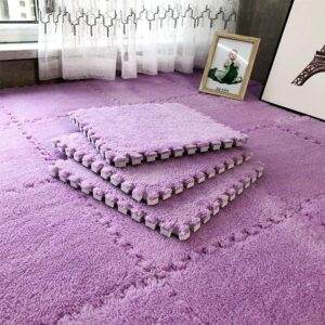 Interlocking Foam Mats - Purple - 30 by 30 cm