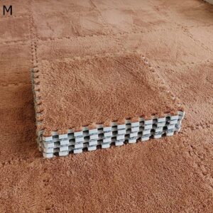 Interlocking Foam Mats - Brown - 30 by 30 cm