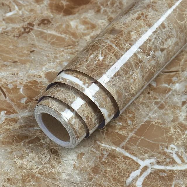 Contact Paper Marble Brown - 0.6m*10m - Image 2