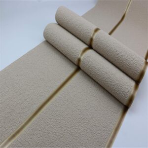 Wallpaper - Modern Velvet striped - 0.53m by 10m