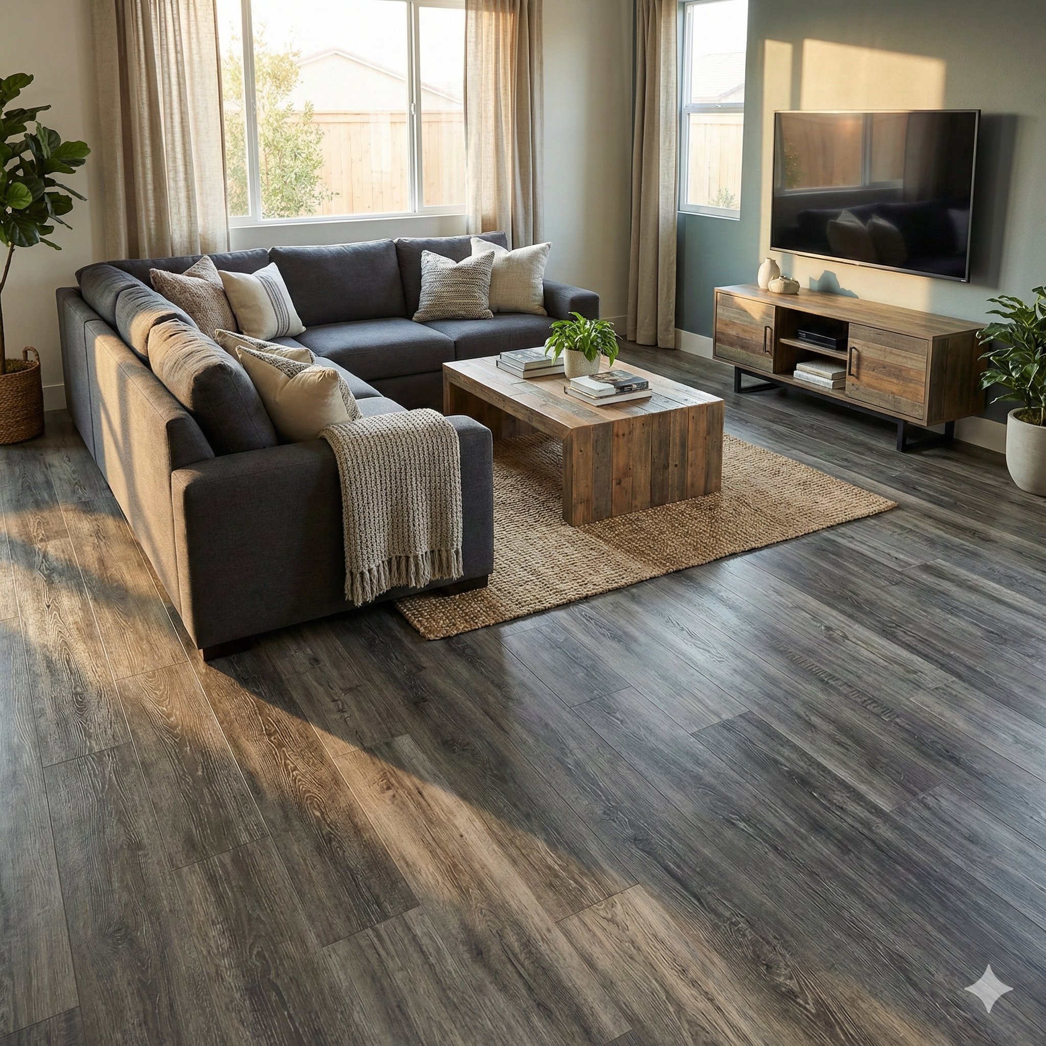Vinyl Flooring - Dark Wood Effect ( Mkeka Mbao) - Image 5