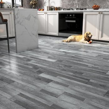 Vinyl Flooring - Grey Wood like Mkeka Mbao