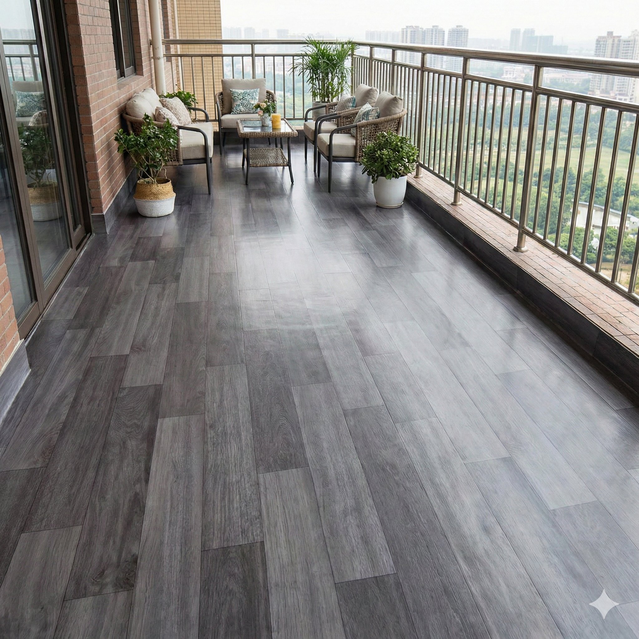 Vinyl Flooring - Grey Wood like Mkeka Mbao - Image 4