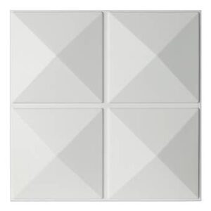 3D wall Panels - Boxed Triangle Pattern - 50 by 50 cm