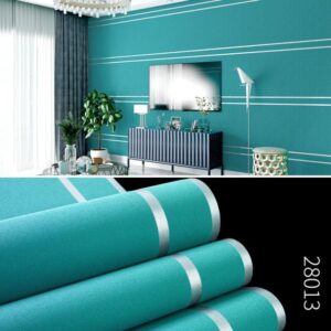 Wallpaper - Modern Velvet Lines - 0.5 by 10 Meters